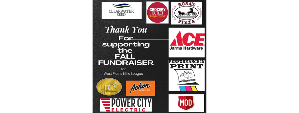 Fall Fundraiser Sponsors